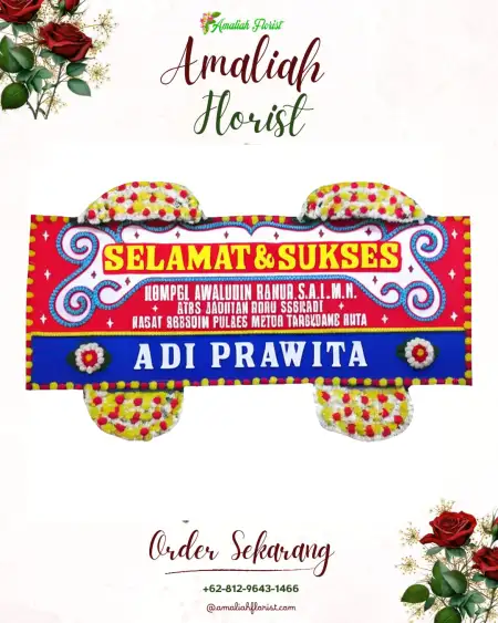 Papan Bunga Ucapan Selamat Srirahayu